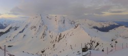 Archived image Webcam Peisey Vallandry - Top station cable car L`Aiguille Rouge 05:00