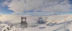 Archiv Foto Webcam Peisey Vallandry - Bergstation Gondel L`Aiguille Rouge 13:00