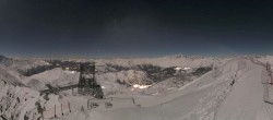 Archiv Foto Webcam Peisey Vallandry - Bergstation Gondel L`Aiguille Rouge 03:00