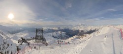 Archiv Foto Webcam Peisey Vallandry - Bergstation Gondel L`Aiguille Rouge 15:00