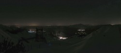 Archived image Webcam Peisey Vallandry - Top station cable car L`Aiguille Rouge 01:00