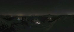 Archived image Webcam Peisey Vallandry - Top station cable car L`Aiguille Rouge 03:00