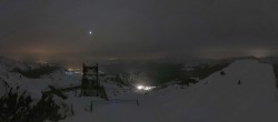Archiv Foto Webcam Peisey Vallandry - Bergstation Gondel L`Aiguille Rouge 23:00