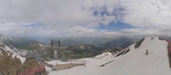 Archiv Foto Webcam Peisey Vallandry - Bergstation Gondel L`Aiguille Rouge 09:00
