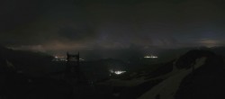 Archiv Foto Webcam Peisey Vallandry - Bergstation Gondel L`Aiguille Rouge 23:00
