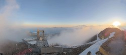 Archived image Webcam Peisey Vallandry - Top station cable car L`Aiguille Rouge 05:00