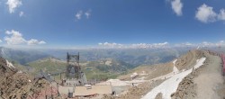 Archived image Webcam Peisey Vallandry - Top station cable car L`Aiguille Rouge 13:00