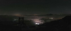 Archiv Foto Webcam Peisey Vallandry - Bergstation Gondel L`Aiguille Rouge 01:00