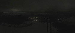 Archived image Webcam Peisey Vallandry - Top station of chairlift Grizzly 23:00