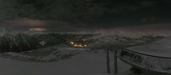 Archiv Foto Webcam Peisey Vallandry - Bergstation Sessellift Grizzly 03:00