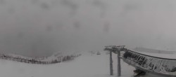 Archiv Foto Webcam Peisey Vallandry - Bergstation Sessellift Grizzly 13:00