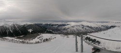 Archiv Foto Webcam Peisey Vallandry - Bergstation Sessellift Grizzly 11:00