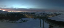 Archiv Foto Webcam Peisey Vallandry - Bergstation Sessellift Grizzly 17:00