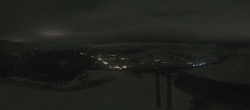 Archiv Foto Webcam Peisey Vallandry - Bergstation Sessellift Grizzly 21:00