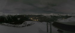 Archived image Webcam Peisey Vallandry - Top station of chairlift Grizzly 23:00