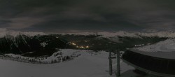 Archived image Webcam Peisey Vallandry - Top station of chairlift Grizzly 01:00