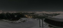 Archiv Foto Webcam Peisey Vallandry - Bergstation Sessellift Grizzly 03:00