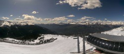 Archiv Foto Webcam Peisey Vallandry - Bergstation Sessellift Grizzly 15:00