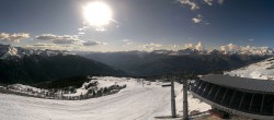 Archiv Foto Webcam Peisey Vallandry - Bergstation Sessellift Grizzly 17:00