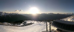 Archived image Webcam Peisey Vallandry - Top station of chairlift Grizzly 19:00