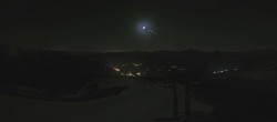 Archived image Webcam Peisey Vallandry - Top station of chairlift Grizzly 23:00