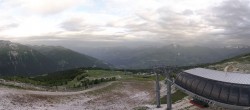 Archiv Foto Webcam Peisey Vallandry - Bergstation Sessellift Grizzly 06:00