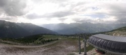 Archiv Foto Webcam Peisey Vallandry - Bergstation Sessellift Grizzly 17:00