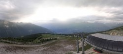 Archiv Foto Webcam Peisey Vallandry - Bergstation Sessellift Grizzly 19:00