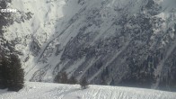 Archiv Foto Webcam Blick von Le Signal - Les Contamines 13:00