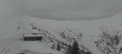 Archived image Webcam Les Contamines Montjoie - View over the slope Signal 09:00