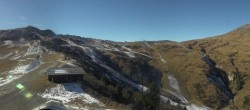 Archived image Webcam Les Contamines Montjoie - View over the slope Signal 11:00