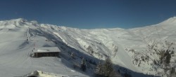 Archiv Foto Webcam Les Contamines Montjoie - Blick auf die Piste Signal 03:00
