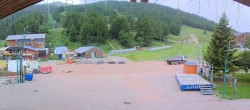 Archiv Foto Webcam Les Karellis, Talstation 13:00
