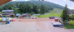 Archiv Foto Webcam Les Karellis, Talstation 17:00