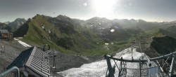 Archived image Webcam Orcieres 1850 - Top station chairlift Drouvet 07:00