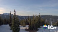 Archived image Webcam Sun Peaks - View Mt. Tod 18:00