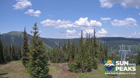 Archiv Foto Webcam Sun Peaks: Mt. Tod 12:00