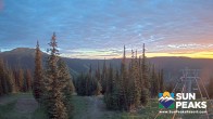 Archiv Foto Webcam Sun Peaks: Mt. Tod 04:00