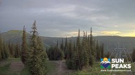 Archived image Webcam Sun Peaks - View Mt. Tod 23:00