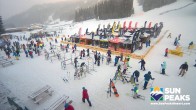 Archived image Webcam Village Day Lodge - Sun Peaks 08:00