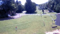 Archiv Foto Webcam Mont Sutton: Aussicht auf die Talstation 11:00