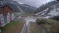 Archived image Webcam Obertauern Ski Resort: Hotel Enzian 00:00