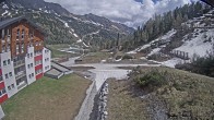 Archived image Webcam Obertauern Ski Resort: Hotel Enzian 08:00