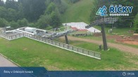 Archived image Webcam Říčky v Orlických horách - Base Station 08:00