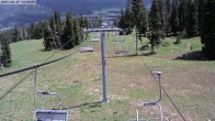 Archiv Foto Webcam Bridger Bowl: Alpine Lift 13:00