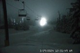 Archived image Webcam Timberline Lodge Ski Area - View Jeff Flood Express 23:00