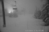 Archived image Webcam Timberline Lodge Ski Area - View Jeff Flood Express 02:00