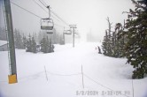 Archived image Webcam Timberline Lodge Ski Area - View Jeff Flood Express 16:00
