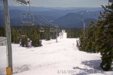 Archived image Webcam Timberline Lodge Ski Area - View Jeff Flood Express 14:00