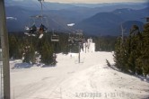 Archived image Webcam Timberline Lodge Ski Area - View Jeff Flood Express 12:00